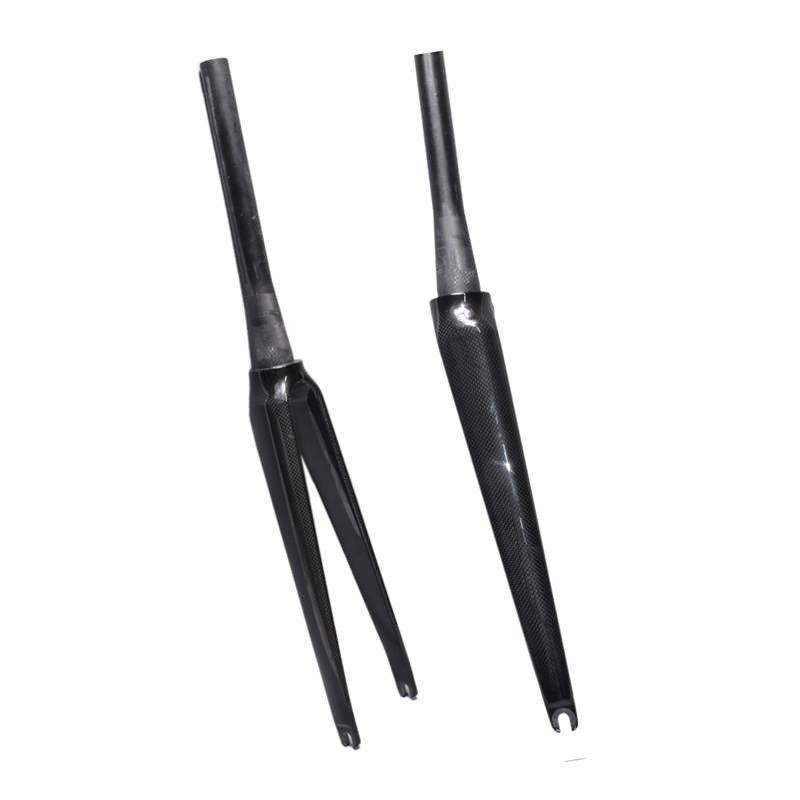 超轻全碳纤维公路自行车椎管前叉硬叉C刹1-1/R8骑行配件装备