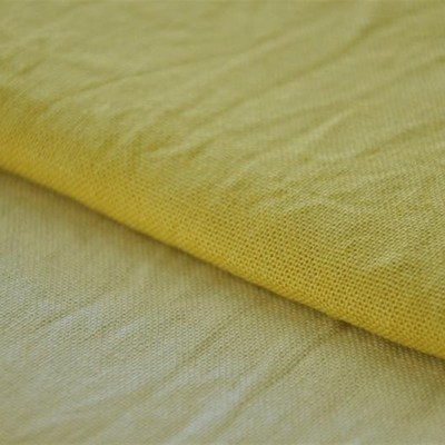 植物染色平纹g棉麻布料 栀子草木染黄色面料 拼布手作刺子绣原料