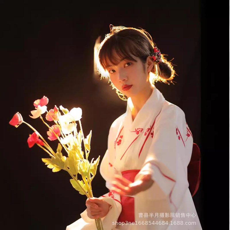 速发神明少和服改良日式和风学生艺术照传统和服拍摄连衣裙