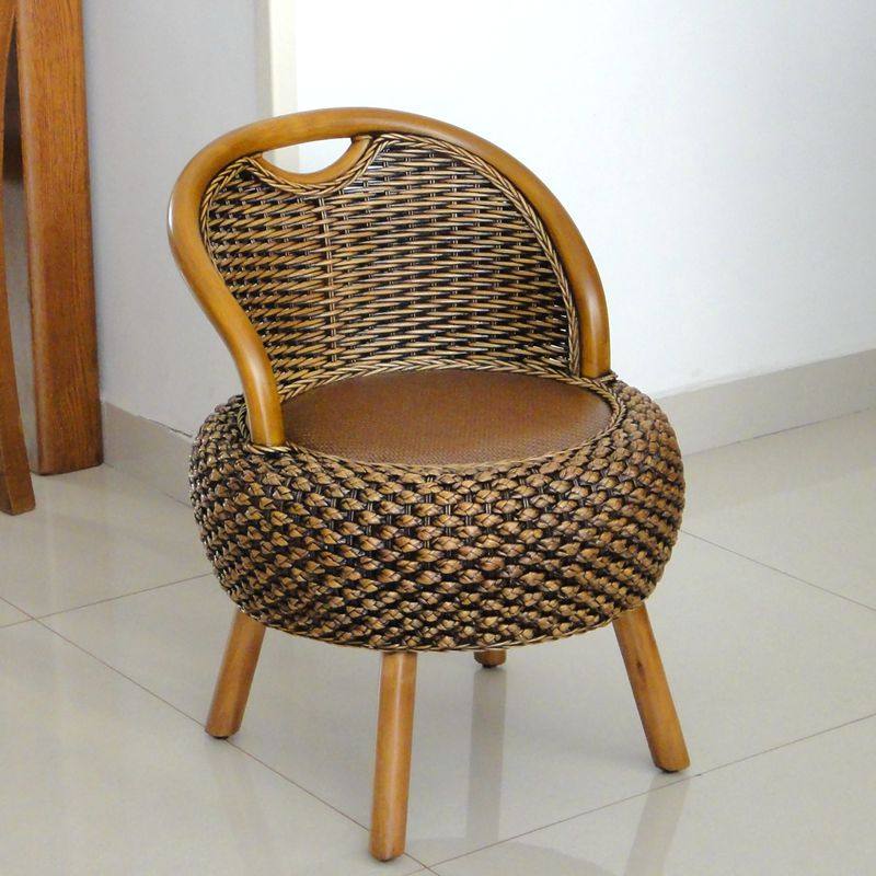 速发凳用藤椅藤编靠背椅复古榻榻米小座椅台休闲矮家单人圆形编织,住宅家具,家用高脚椅,淘宝优惠券,粉丝福利购,淘宝优惠卷