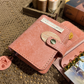 真皮活页手账本M5A7原创简约可携带多功能本送礼定制