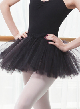 速发芭蕾舞裙大人舞蹈纱裙短裙蕾utu裙舞蹈裙裙身裙芭t半儿童小蓬