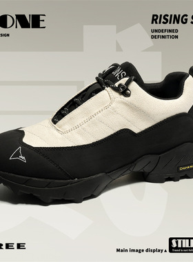 男士透气登山鞋厚底运动鞋帆布防滑户外黑色大头增高老爹鞋男鞋