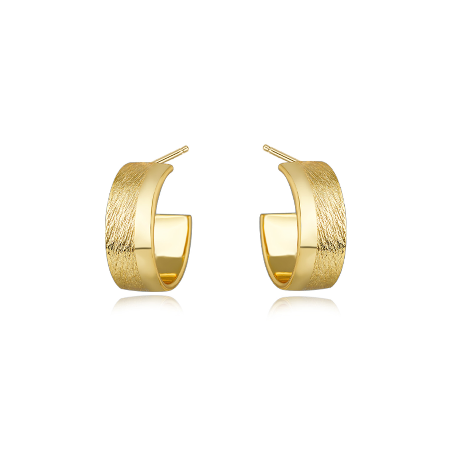 ChillTalent·扬沙留白耳饰手工拉丝轻奢简约质感时尚小众设计感