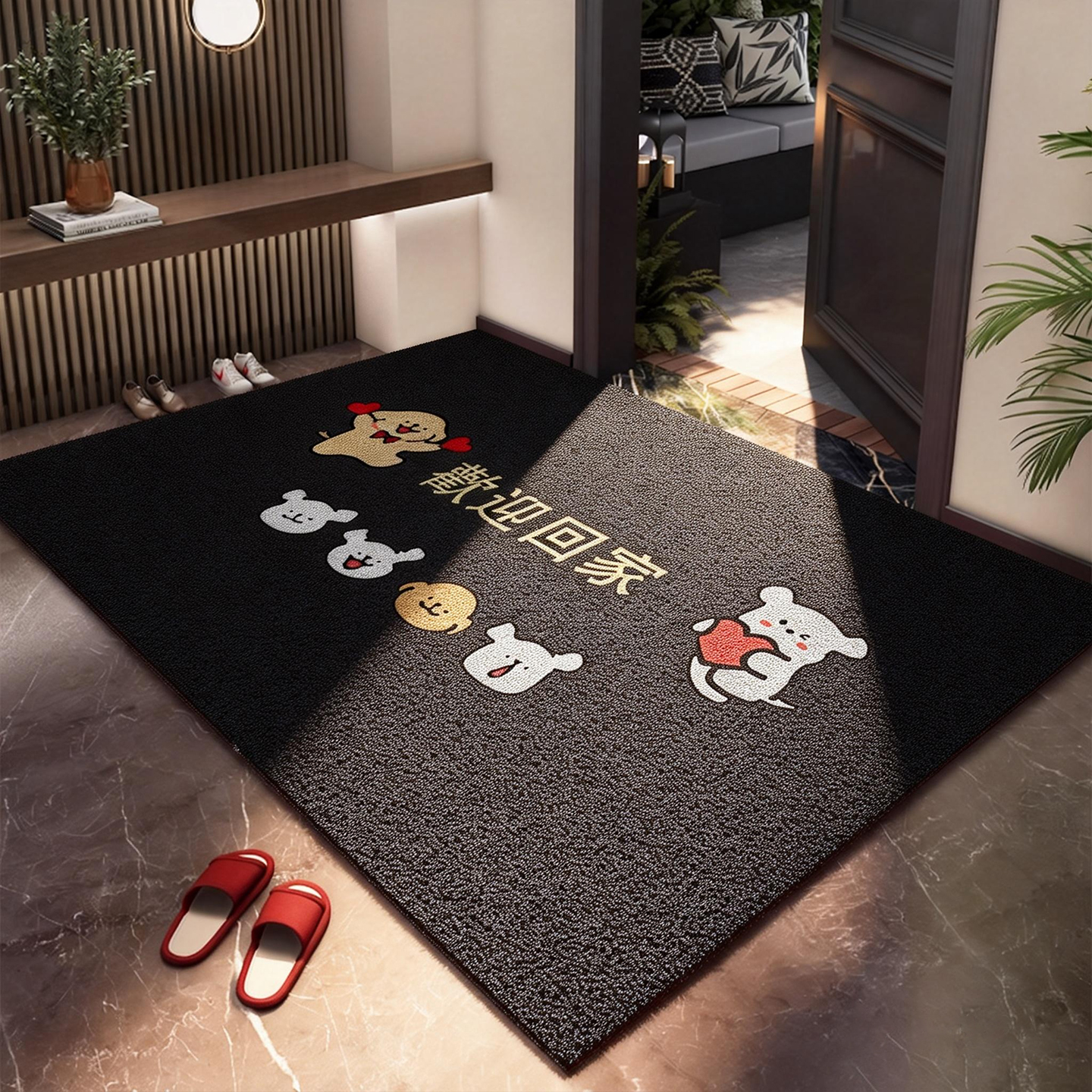 地垫入户门垫高级感防滑耐脏玄关