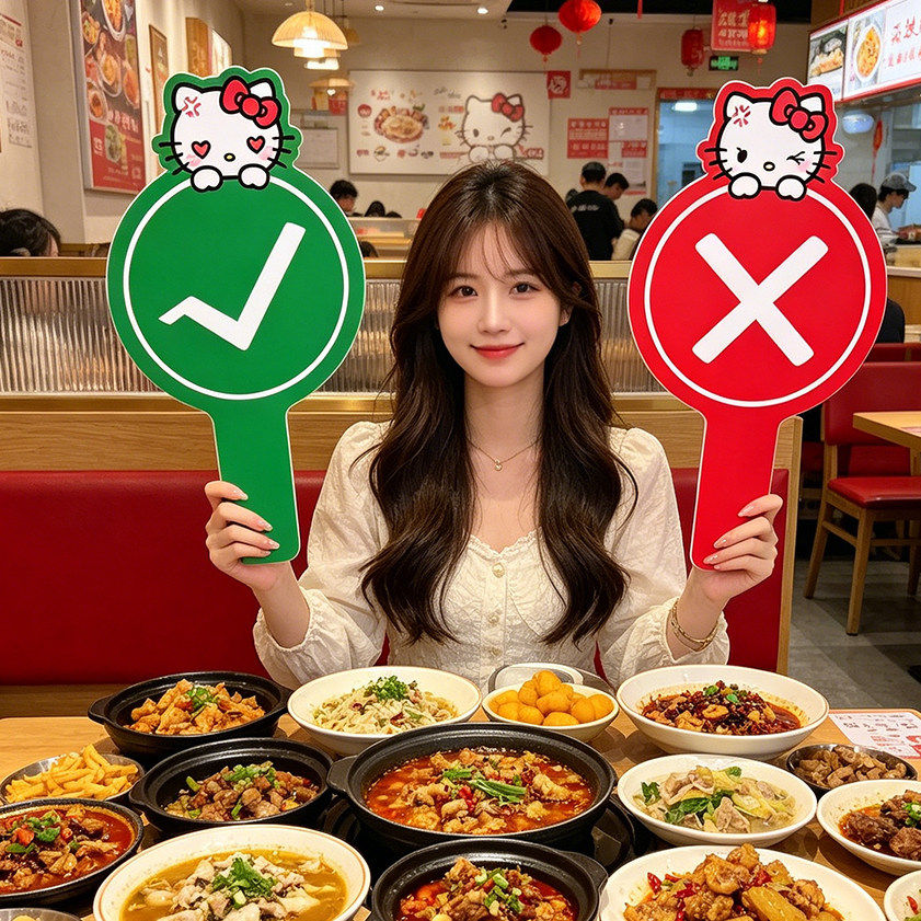 【店铺热卖】对错举手牌图片