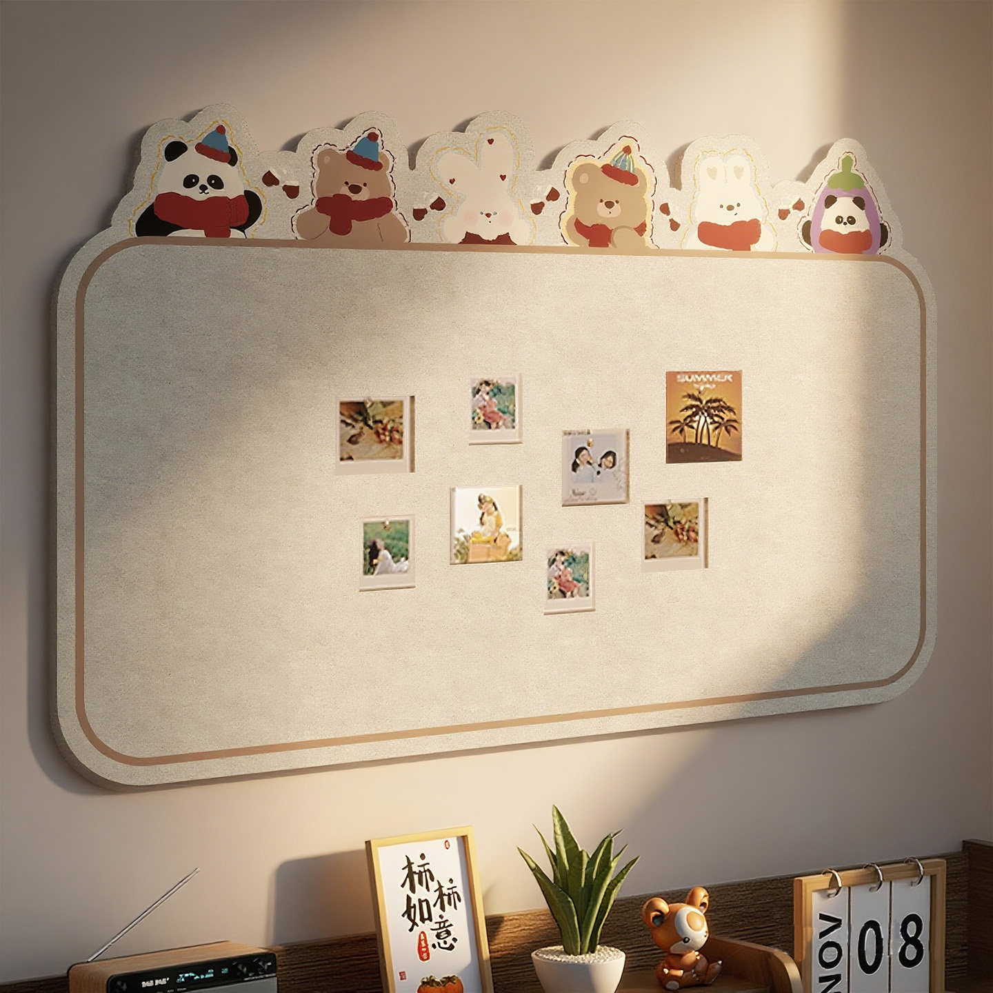 毛毡板墙贴照片墙背景板软木板拍立得照片作品展示书桌装饰毛毡板,家居饰品,软装墙贴,淘宝优惠券,粉丝福利购,淘宝优惠卷