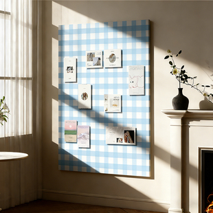 ins风毛毡板墙贴软木板照片墙创意背景板墙上展示板宿舍墙面留言板桌面装饰挂件记事毛毡版图钉便签板告示板