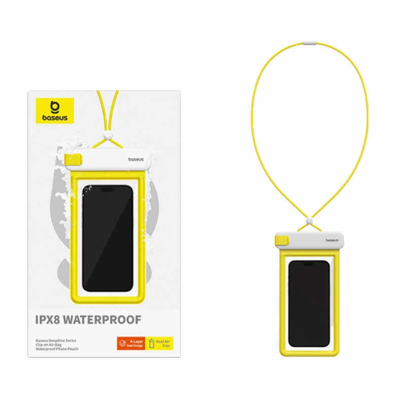 BASEUS MOBILE PHONE WATERPROOF BAG TOUCHSCREEN SWIMMING RAFTING EQUIPMENT FLOATING DIVING UNDERWATER PHOTOGRAPHY IN THE PARK WATERPROOF PACKAGE