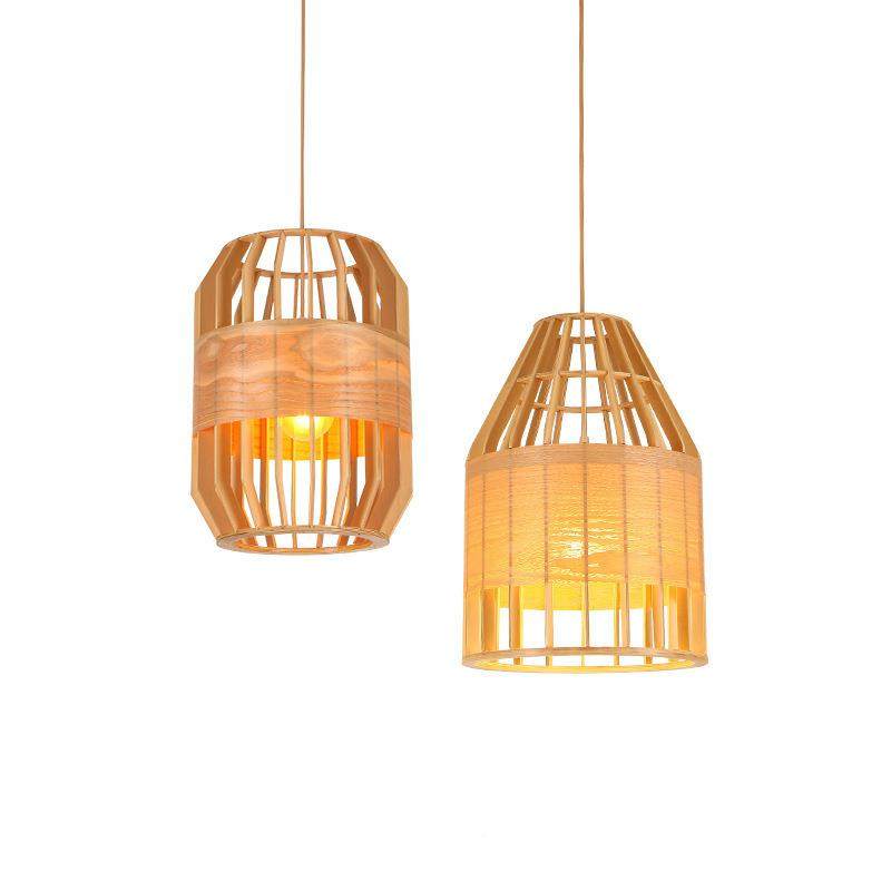 日实木古藤阁灯吊灯榻米灯具式创意个榻性餐厅走廊玄关灯欧木艺北,家装灯饰光源,智能吊灯,淘宝优惠券,粉丝福利购,淘宝优惠卷
