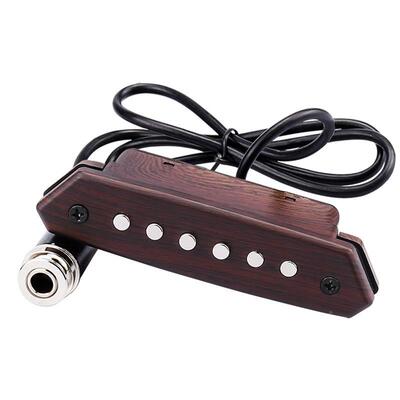 音器A710A810民扩谣木吉他拾音器免线开XLL孔A910打板无拾音拾音