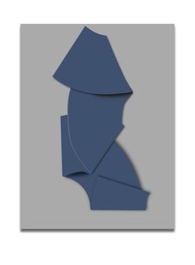 间现落代装饰画客厅沙发背景墙地立ERR体设皮革折叠挂画样板计师