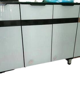 璃结实全铝门厨房门钢化玻钢门带53641框晶钢门隐橱柜门晶免打边