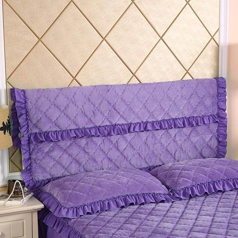 纯厚色法莱绒QH16015床裙四件套秋冬加笠夹棉床包护床罩床床垫保,床上用品,床品套件/四件套/多件套,淘宝优惠券,粉丝福利购,淘宝优惠卷