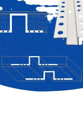 字几型分隔条PVC阴阳角线阳角护角条石膏口板边包收条YBA边收条U