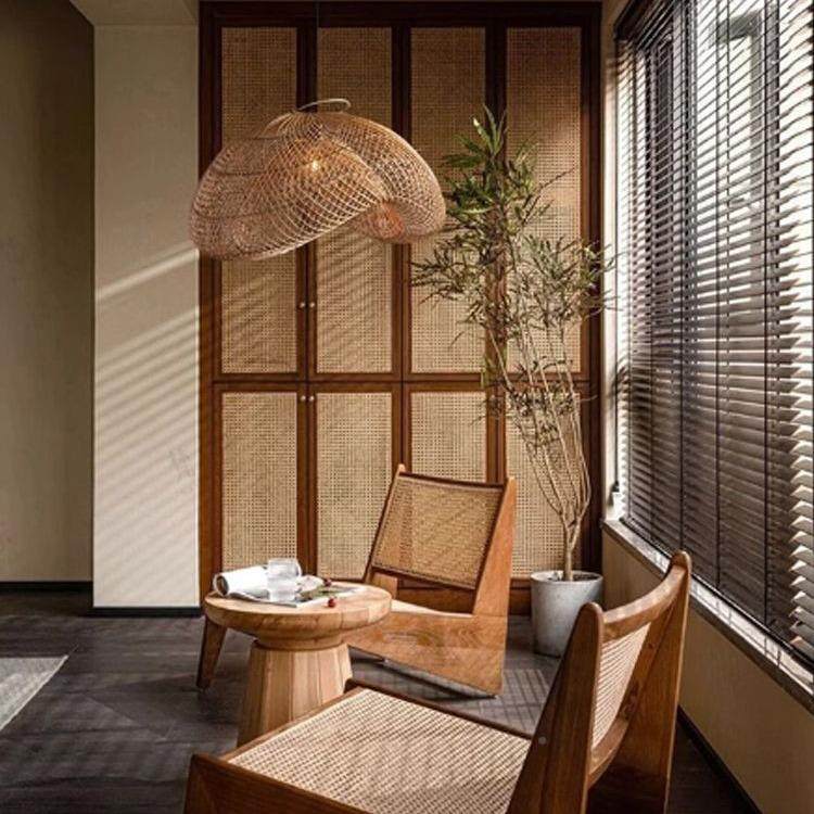 寂风吊灯手侘工编织个性艺客厅民卧室厅古藤阁灯灯宿茶室藤编灯餐,家装灯饰光源,智能吊灯,淘宝优惠券,粉丝福利购,淘宝优惠卷