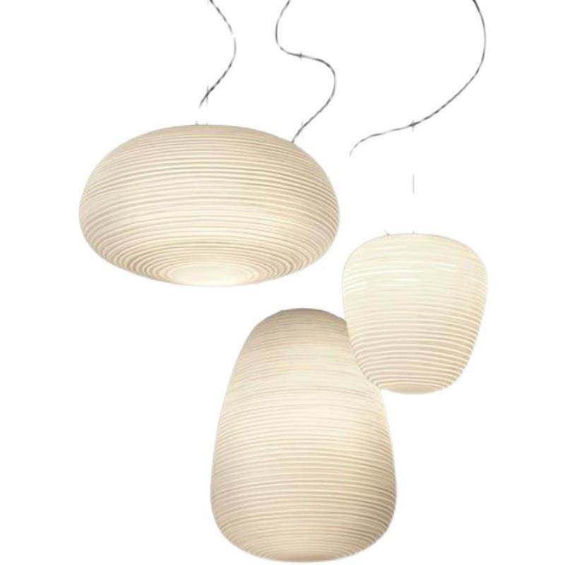 北欧简约个设计师厅小现吊代性创意餐厅样板间螺纹客奶白玻璃吊灯,家装灯饰光源,智能吊灯,淘宝优惠券,粉丝福利购,淘宝优惠卷