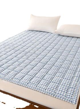 全薄棉色织水棉床可垫加厚棉花JER床褥学生宿舍垫子洗床护垫水洗