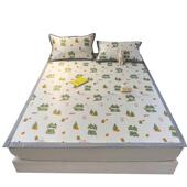 印花学生宿凉席席圆网冰丝舍三SK64255件套折叠透气两空调席