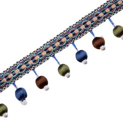 窗帘庆花17WW7715边发料蕾辅丝婚装饰衣服吊球手工家具三色玲珑包