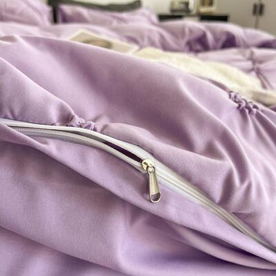 公主风扭花工艺床水件洗棉WFK6065磨毛床包四套被套4床单笠件套