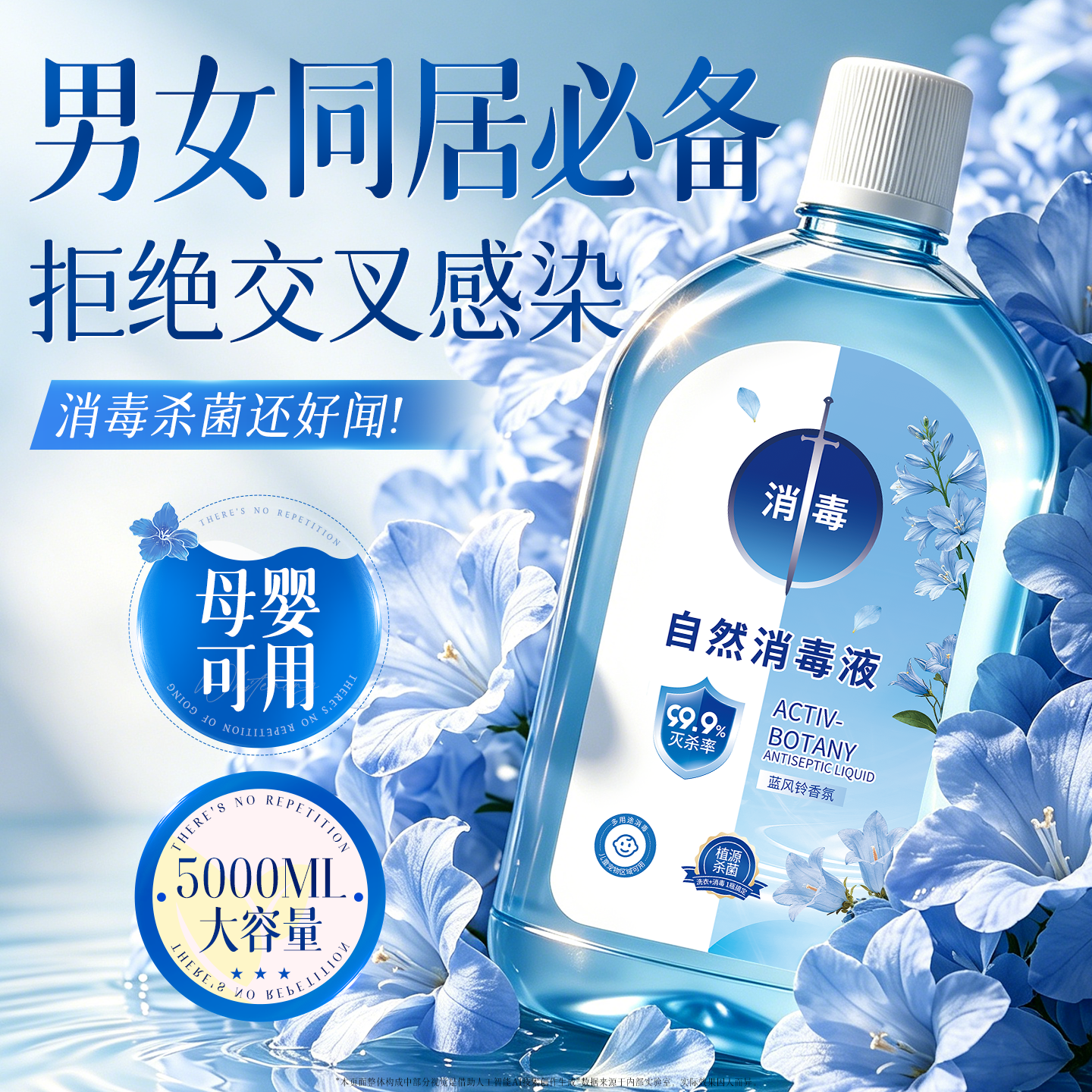消毒液消毒水洗衣液洗衣机衣物专用杀菌除菌室内家庭用官方旗舰店