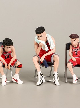 创意湘北五虎樱木花道桌面摆件玄关办公室电视柜车载电竞房高级感