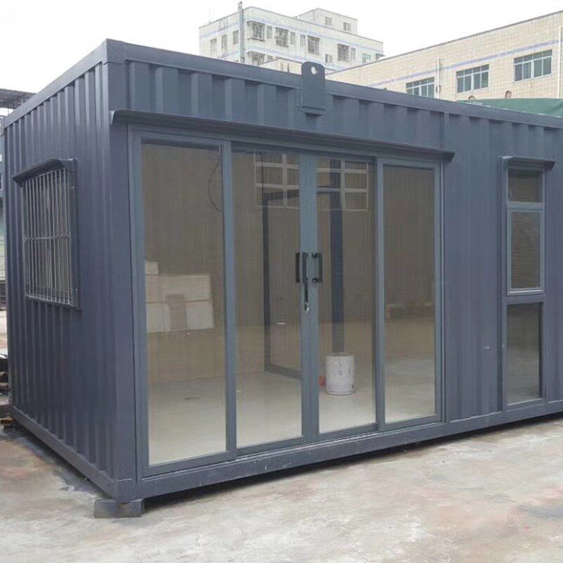 香港集装箱移动房移动写字楼货柜屋住人货柜可加卫生间可散件发货