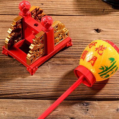 潮汕拜阿娘中秋节赏月专用灯笼led电子蜡烛无烟酥油灯家用防风灯