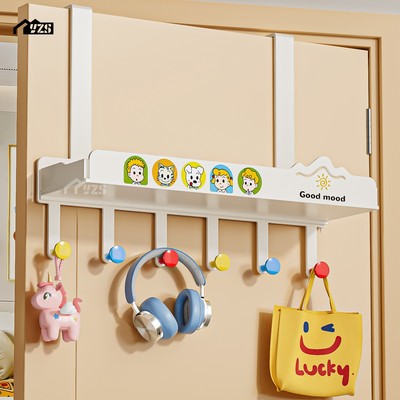 多巴胺门后置物架门后挂衣架