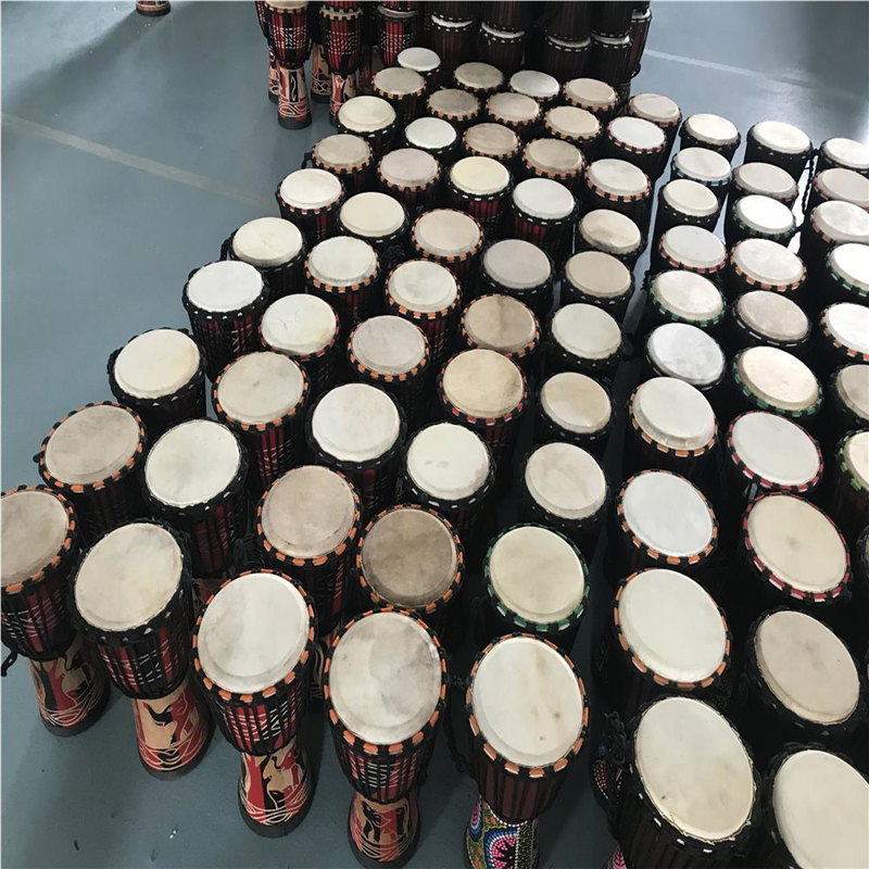 非洲鼓瑕疵样处理8/10/12寸丽江手鼓羊皮手拍幼儿园童成人初学