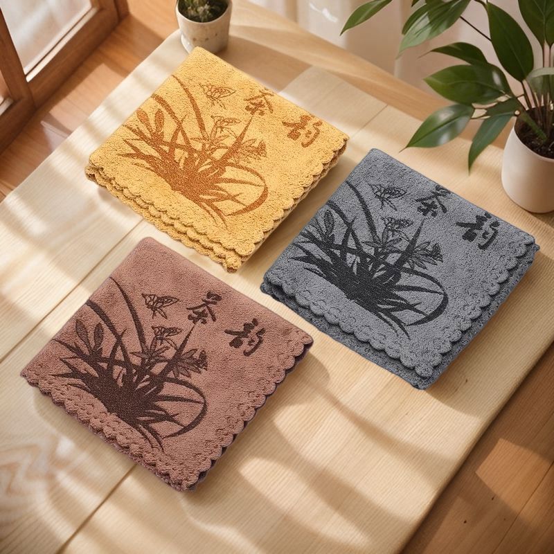 茶巾布吸水高档茶垫布茶桌茶台茶几茶具抹布专业泡茶专用茶水毛巾