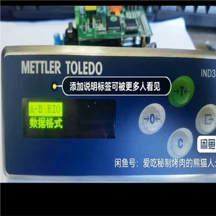 議 稱重儀表梅特勒托利多儀表IND33P100000B00001