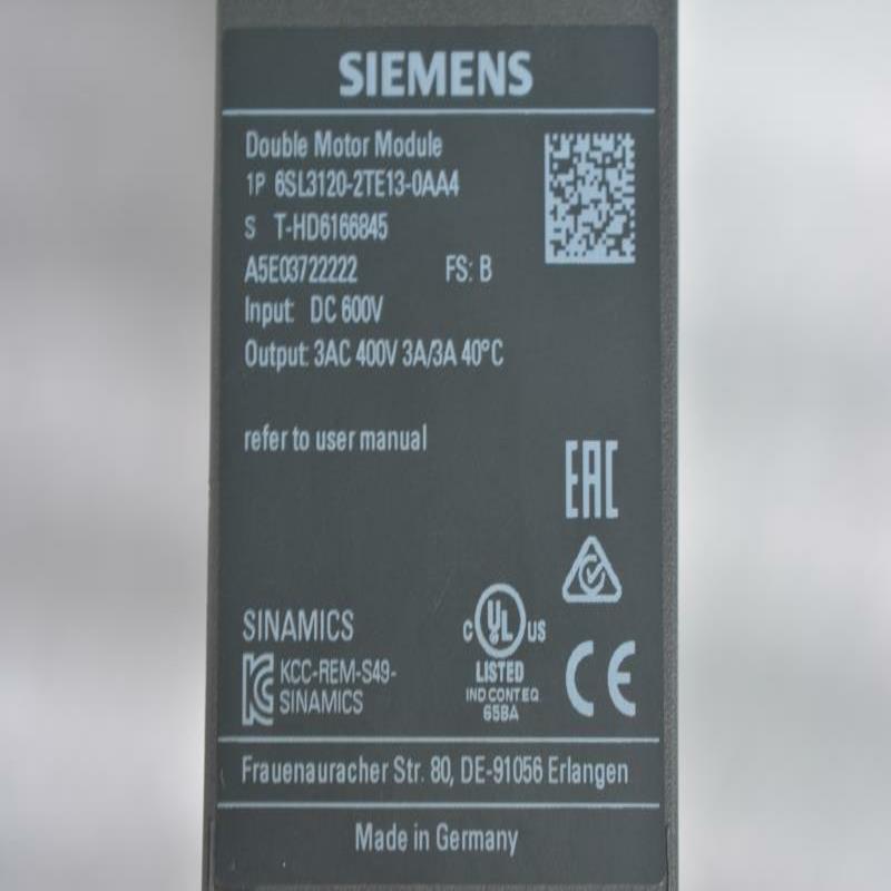 6SL3120-2TE13-0AA4S120双轴3A~议价
