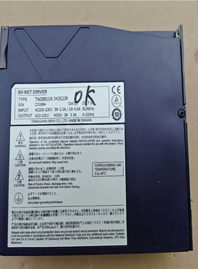 多摩川伺服驱动器TAD8811 N343E239 成色如图，（憨憨电子）