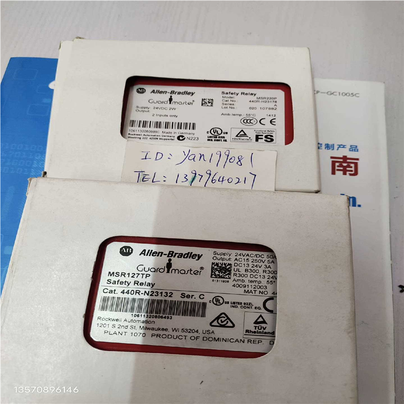 AB罗克韦尔 继电器  MSR127TP   440R-N2议价