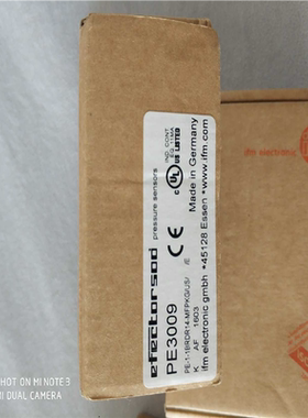 全新德国产易福门PE3009压力传感器原装正现货~议价