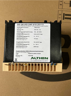 【顺庆】ALTHEN  SG-2K-KS-24E-010-Z0113【议价】