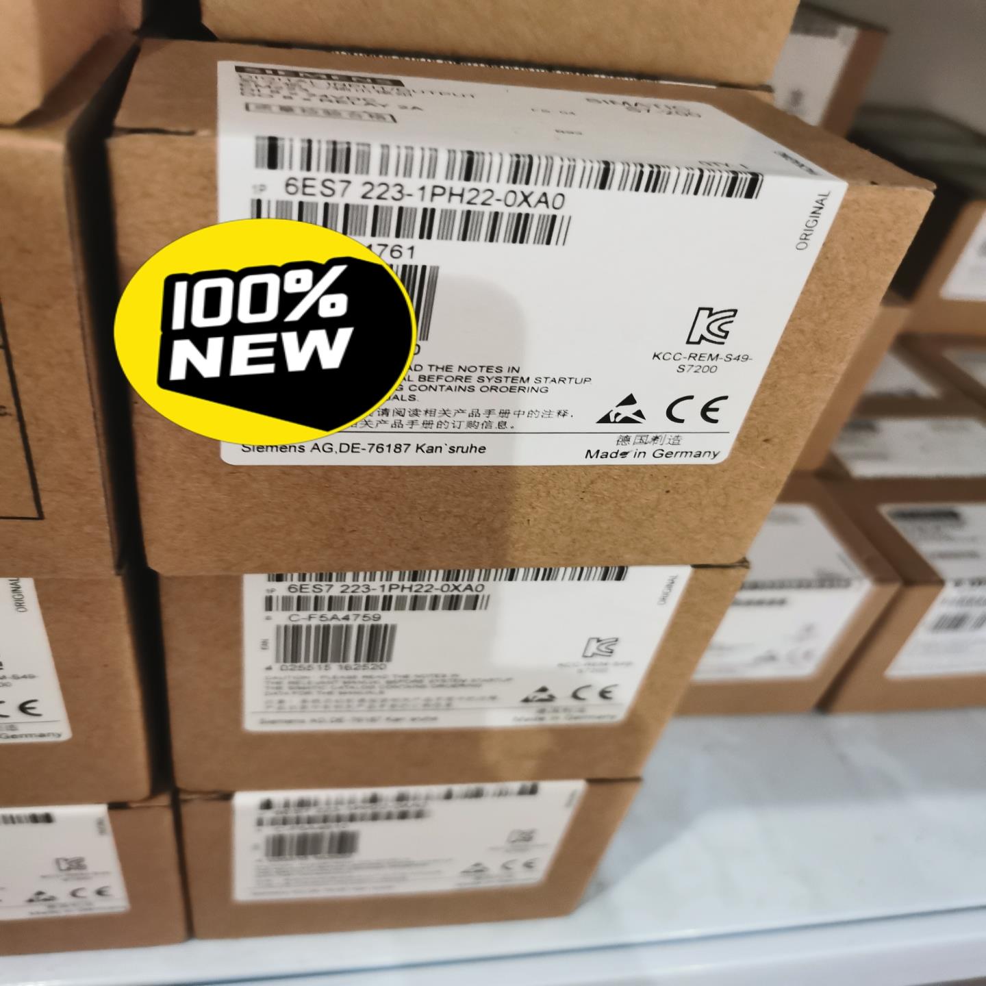 全新未开封6ES7223-1PH22-0XA0~议价