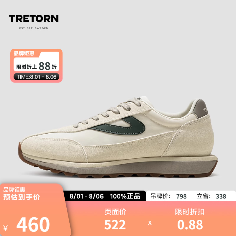 TRETORN情侣24年新品厚底老爹鞋
