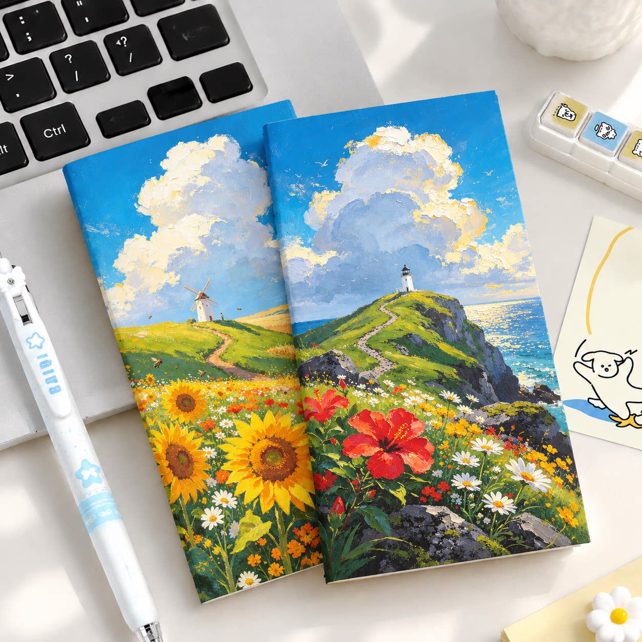四季录TN手帐内芯油画风景