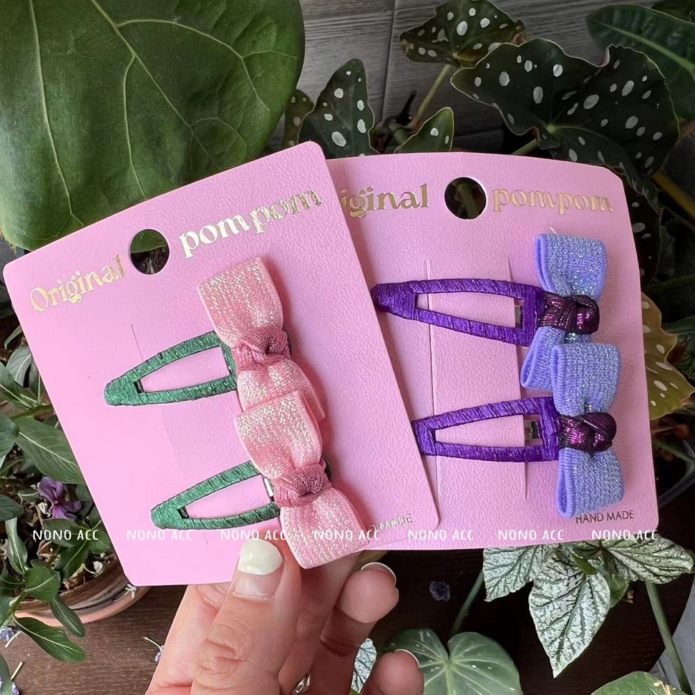 【现货】韩国儿童头饰代购pom正品女童金丝线蝴蝶结BB夹刘海发夹,童装/婴儿装/亲子装,发饰,淘宝优惠券,粉丝福利购,淘宝优惠卷