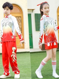 专业定制啦啦队中国风啦啦操男女足球宝贝校园健美操团体操比赛服