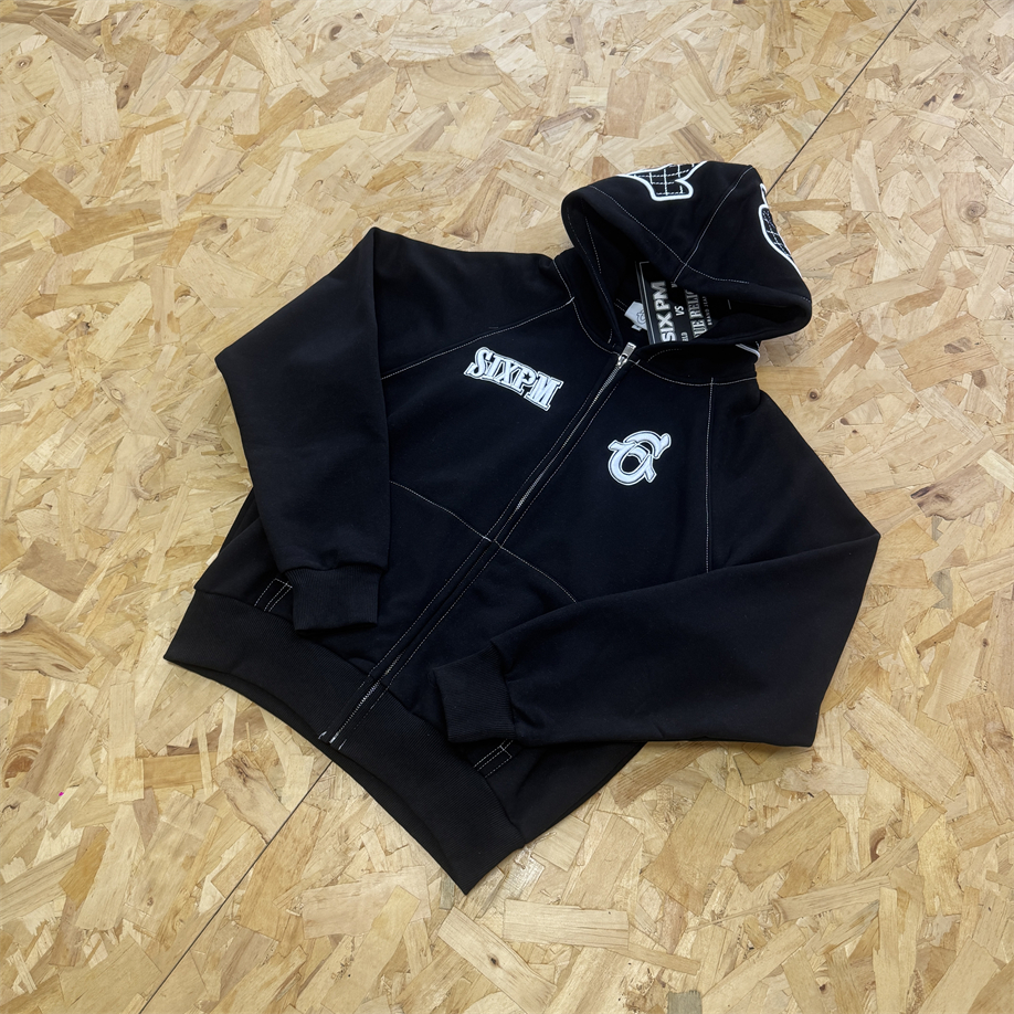 6PM秋季潮流宽松高品质拉链外套