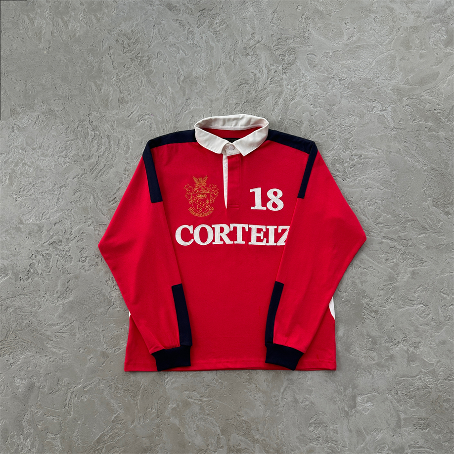 Corteiz休闲男女款镶板橄榄球服