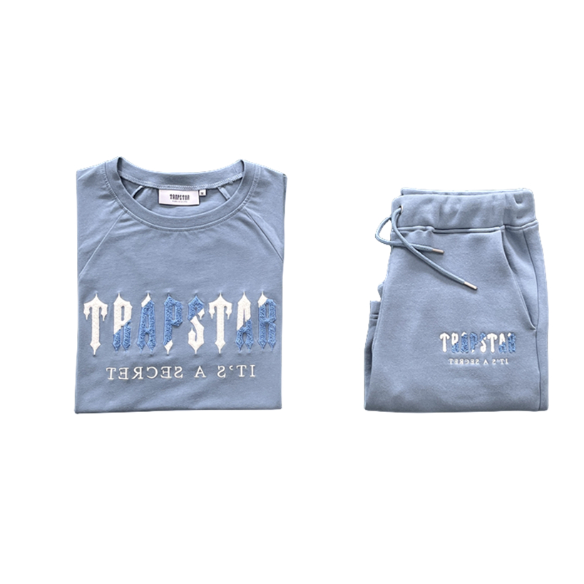 Trapstar短袖短裤刺绣时尚