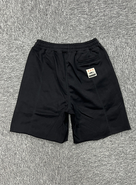 Corteiz 夏季新款时尚百搭休闲男女款宽松流行小刺绣黑色针织短裤