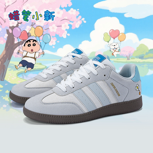 蜡笔小新复古德训休闲板鞋