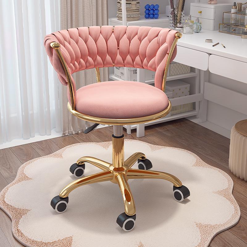 轻奢化妆椅梳妆凳美容美甲直播椅