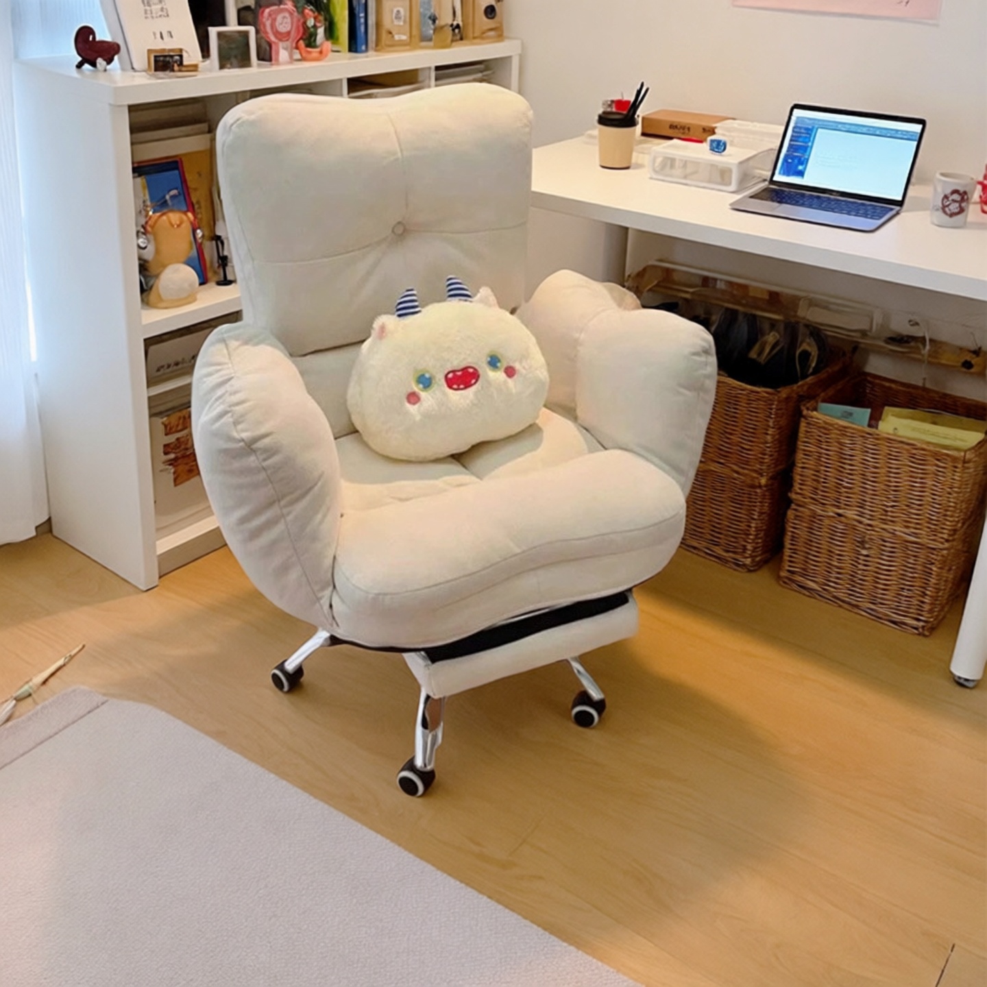 家用电脑椅沙发椅脚踏可躺坐睡